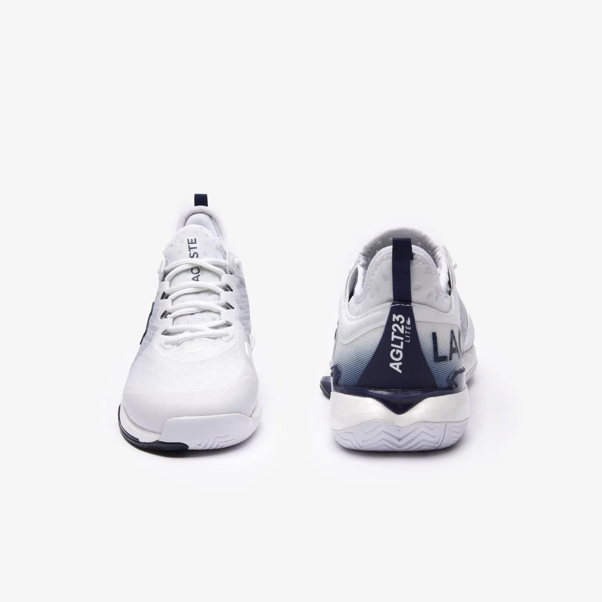 Lacoste AG-LT23 LIte Men's Tennis Shoes-White/Blue - Image 5