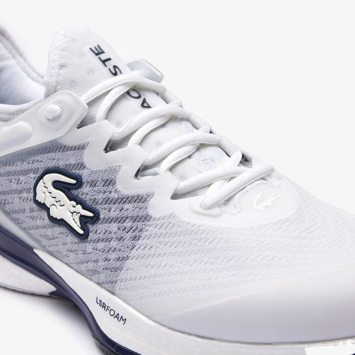 Lacoste AG-LT23 LIte Men's Tennis Shoes-White/Blue - Image 6